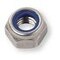 Ecrou hexagonal pas métrique autofreiné bas DIN 985 M14x2 inox A4